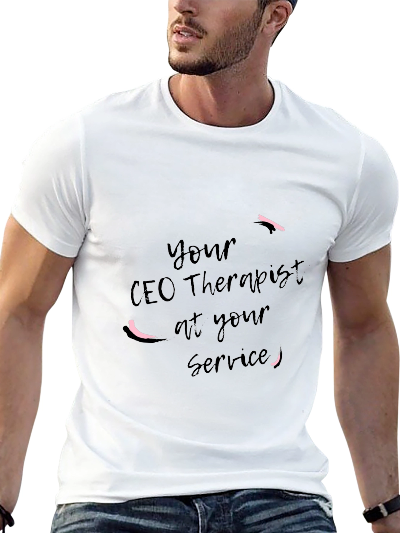 Your CEO Therapist T-Shirt - Black Cotton Tee