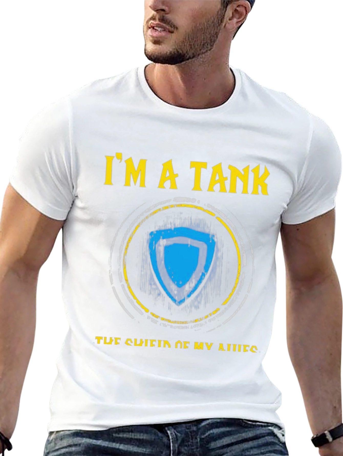 Im A Tank Shield T-Shirt - Gaming Apparel