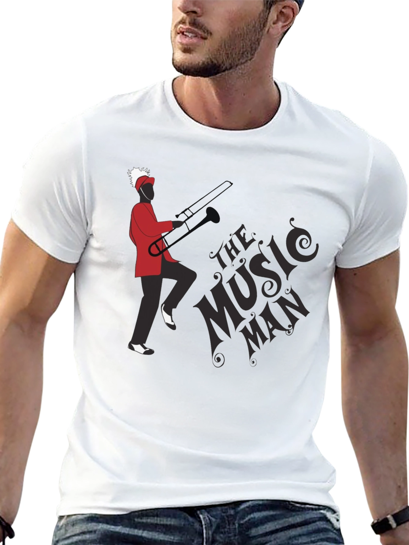 The Music Man T-Shirt - Retro Graphic Tee