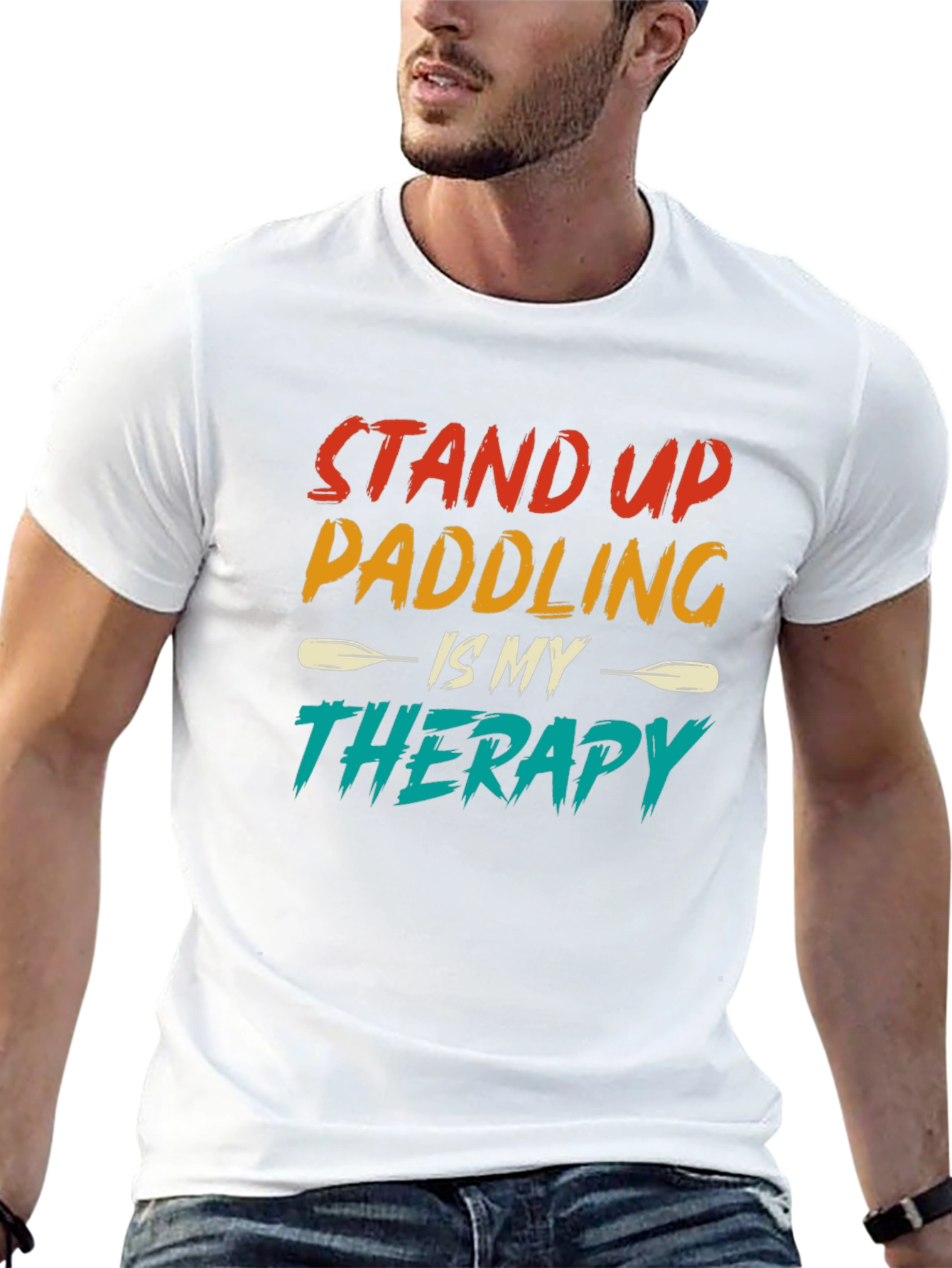 Stand Up Paddling Therapy Tee