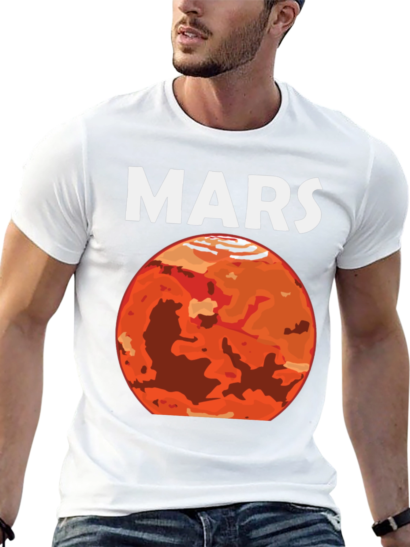 Mars Graphic Tee - Space Exploration T-Shirt