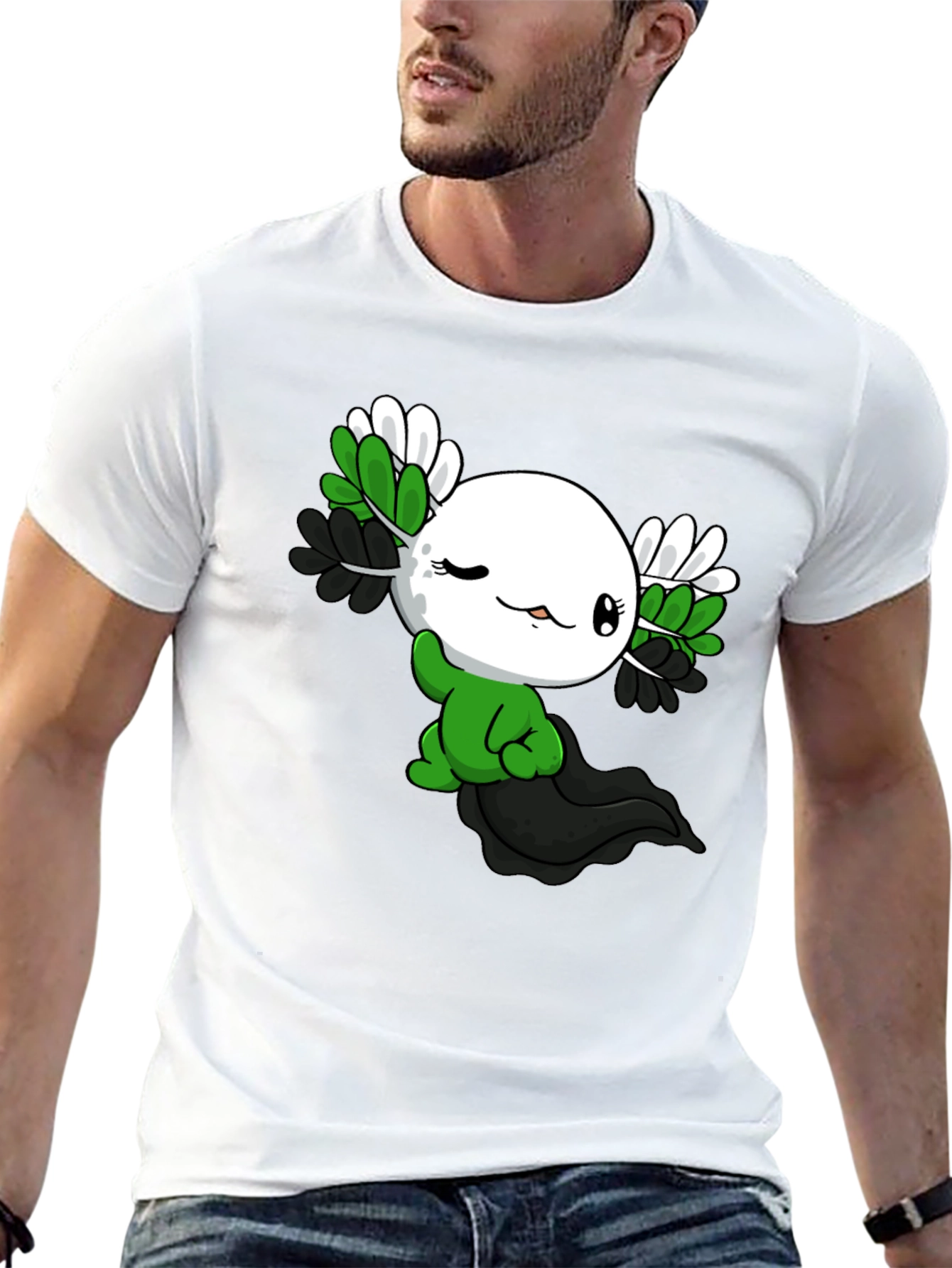 Axolotl Pride T-Shirt - Asexual
