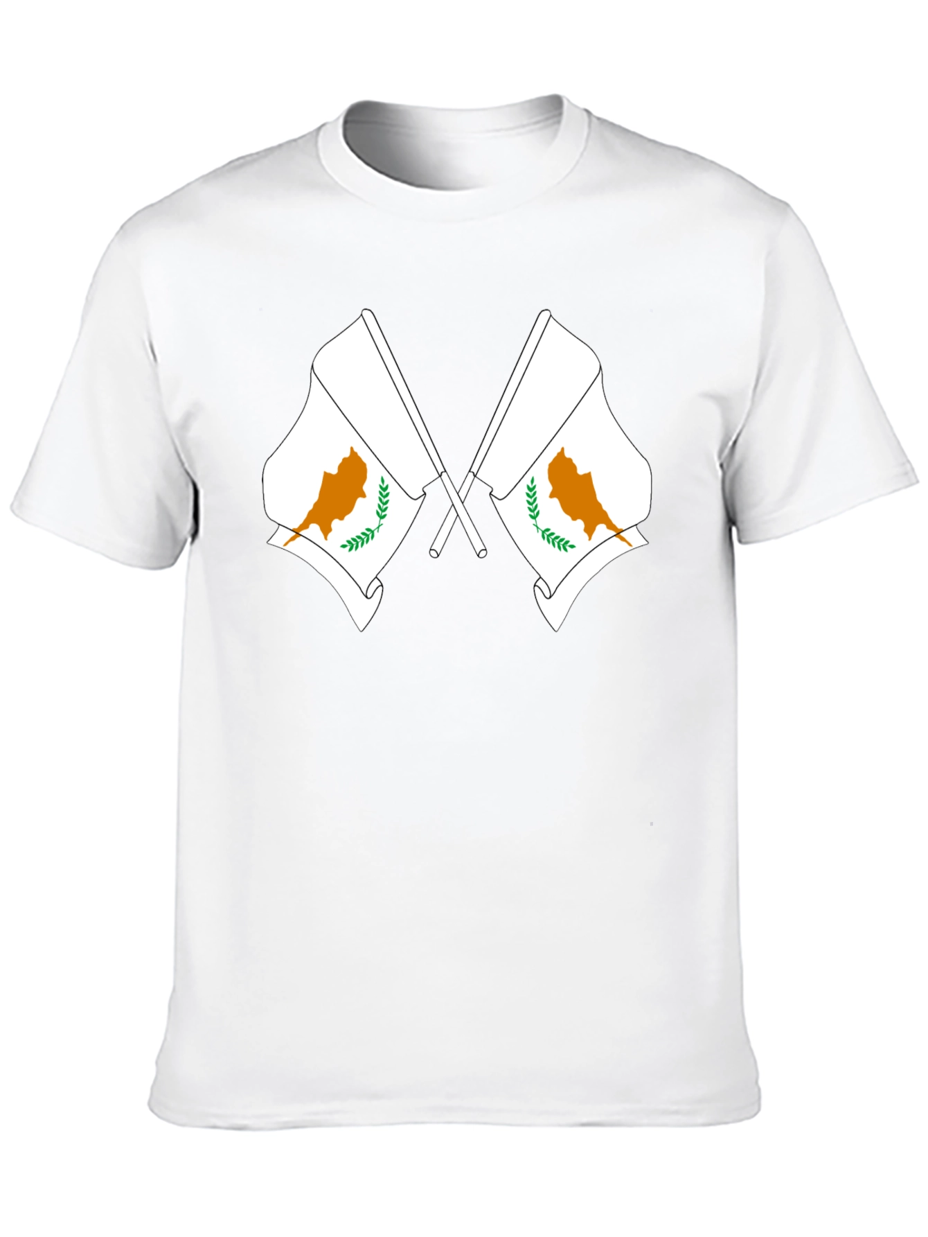 Cyprus Flag T-Shirt - Black Graphic Tee