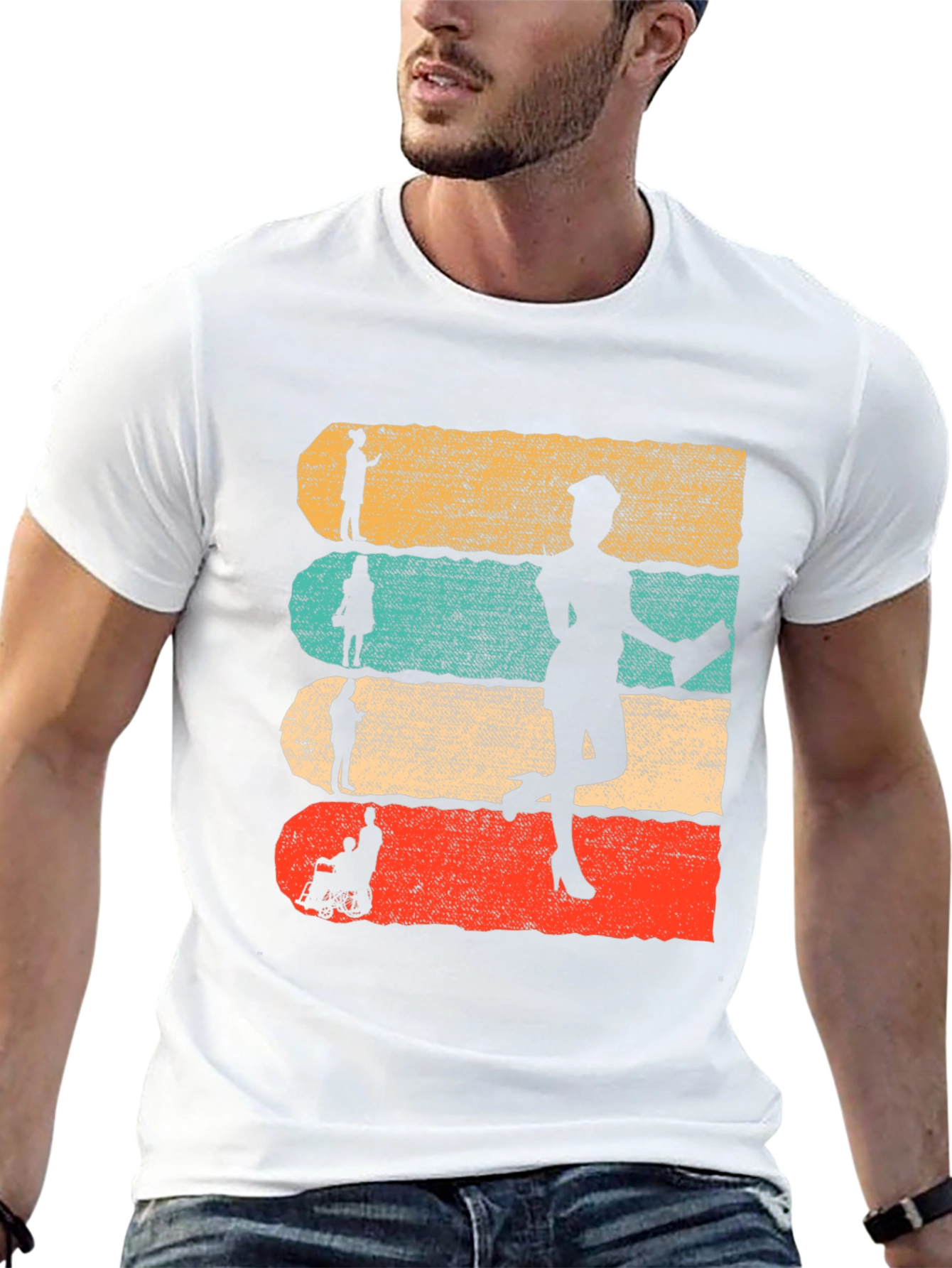 Retro Healthcare Heroes T-Shirt