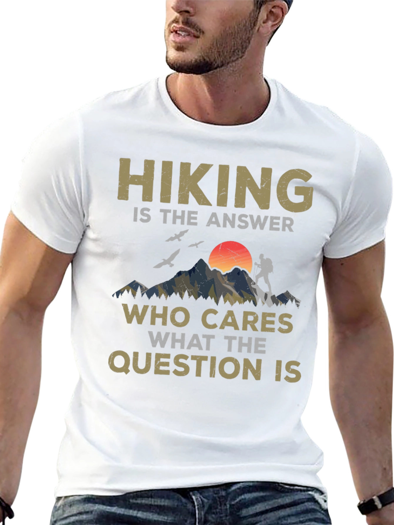 Hiking is the Answer Graphic Tee