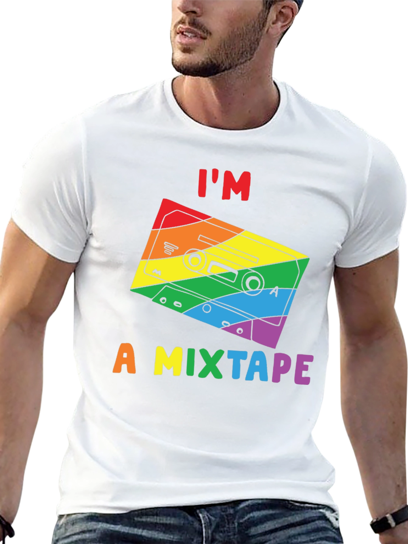 LGBTQ+ Pride Im a Mixtape Graphic Tee