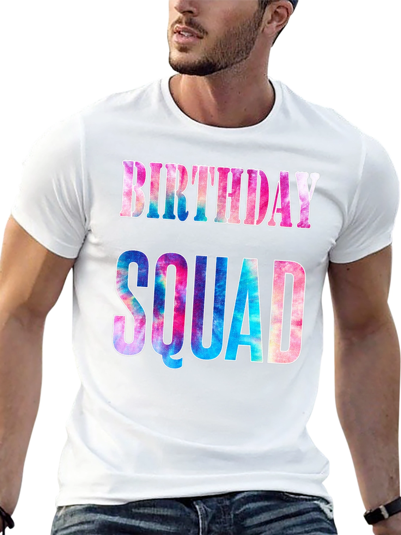 Birthday Squad Tie Dye T-Shirt