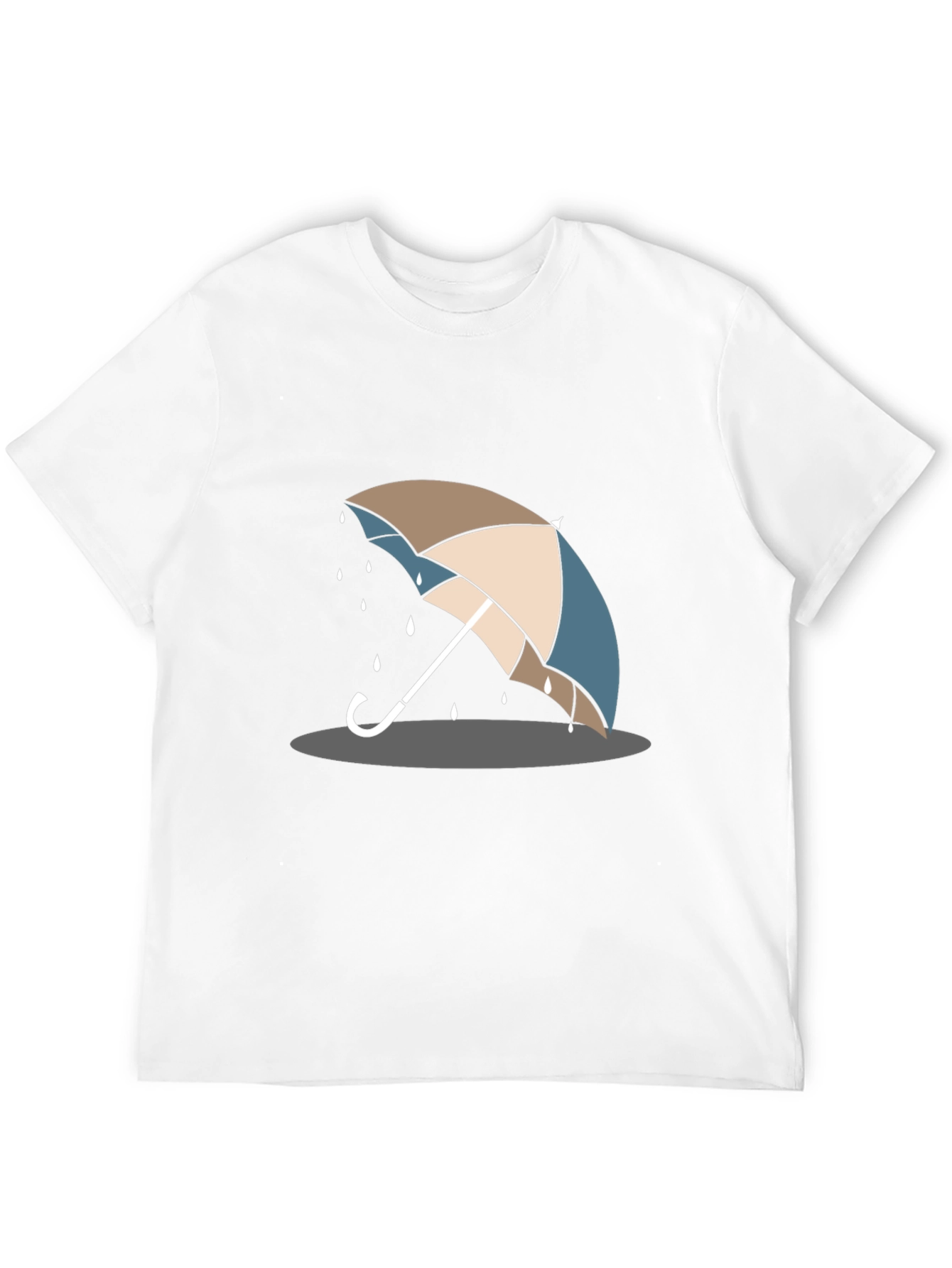 Umbrella Graphic T-Shirt - Stylish Rain Protection