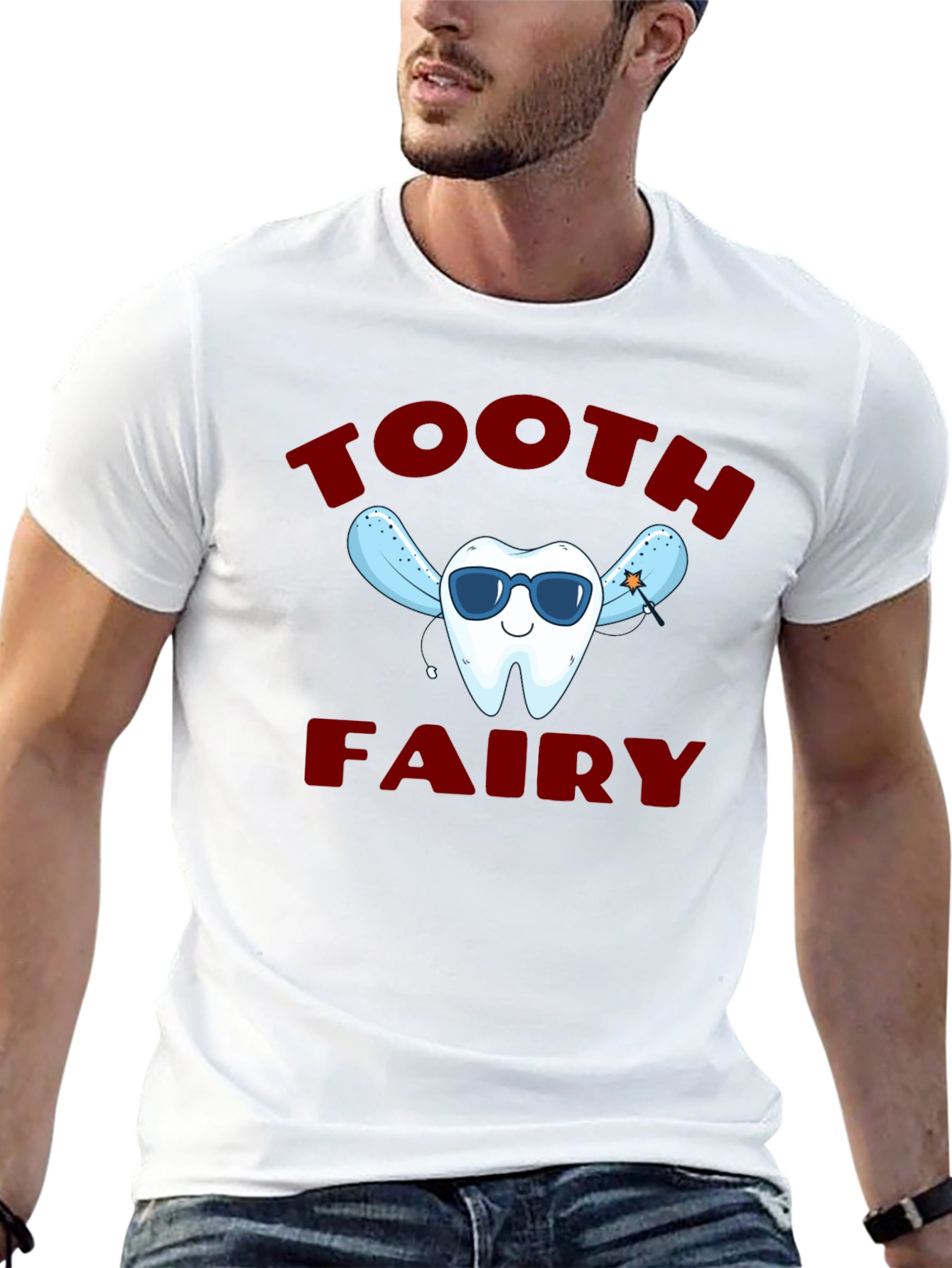 Tooth Fairy Graphic T-Shirt - Fun Dental Tee