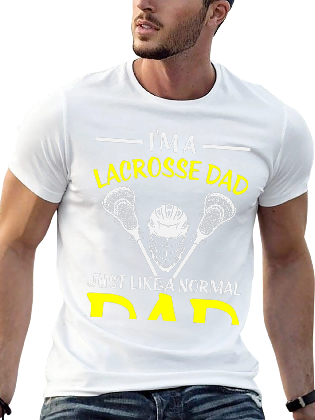 Lacrosse Dad T-Shirt: Normal Dad Edition