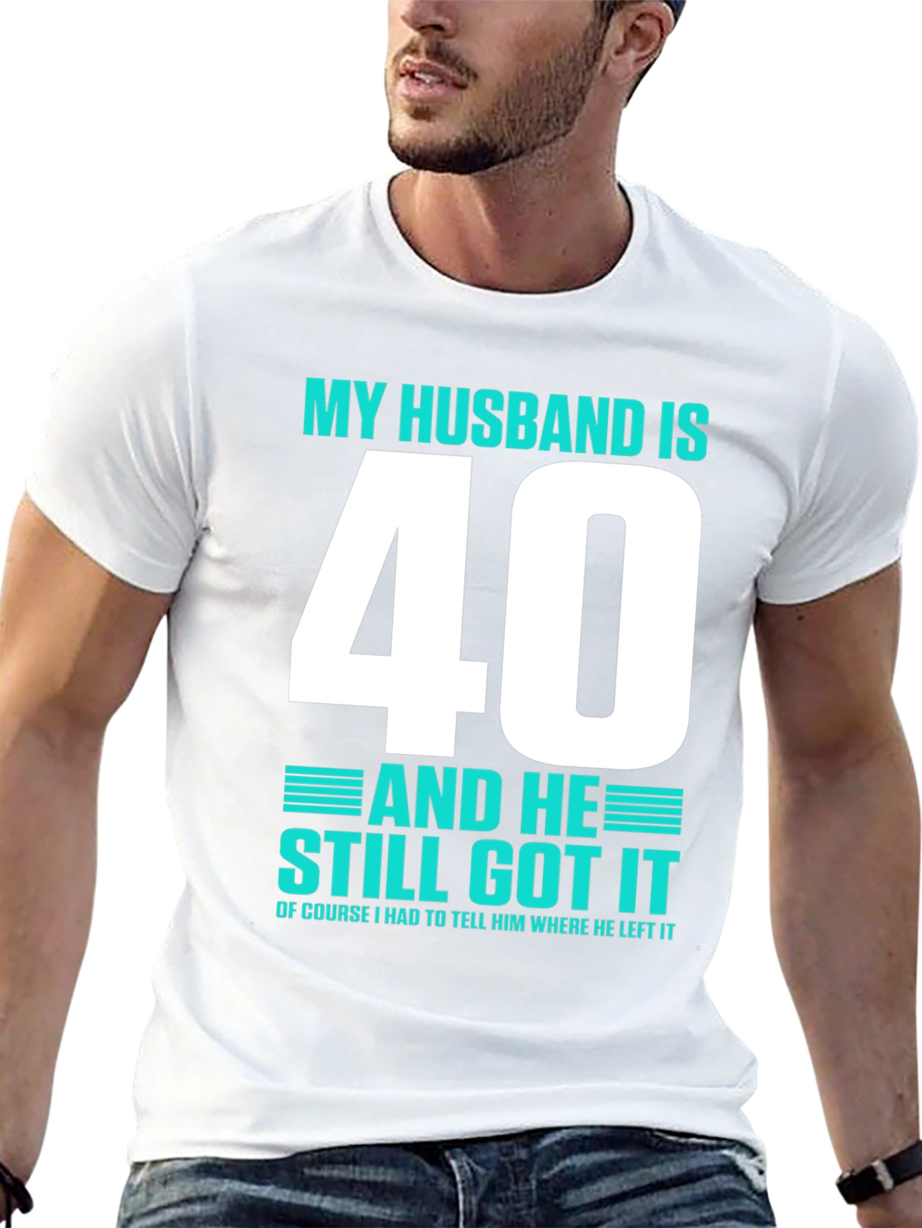 Funny Husband 40th Birthday T-Shirt
