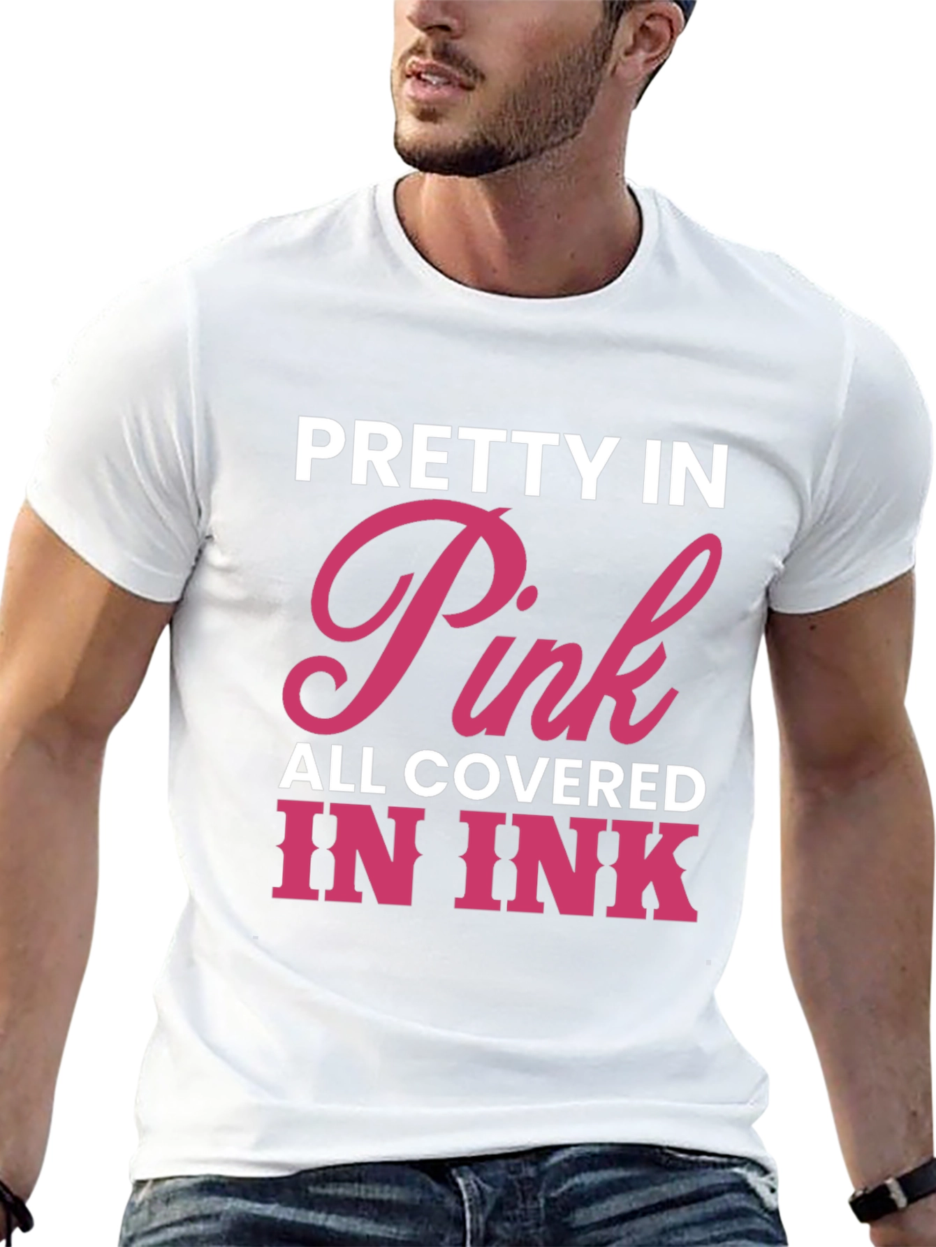 Pretty In Pink Tattoo Lover Tee