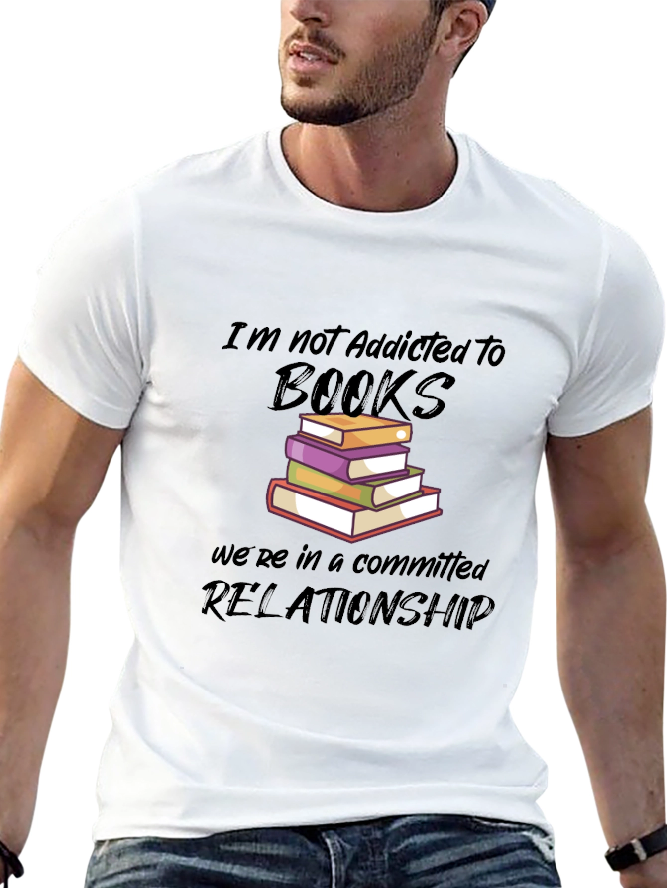 Book Lovers Graphic Tee - Committed Relationship