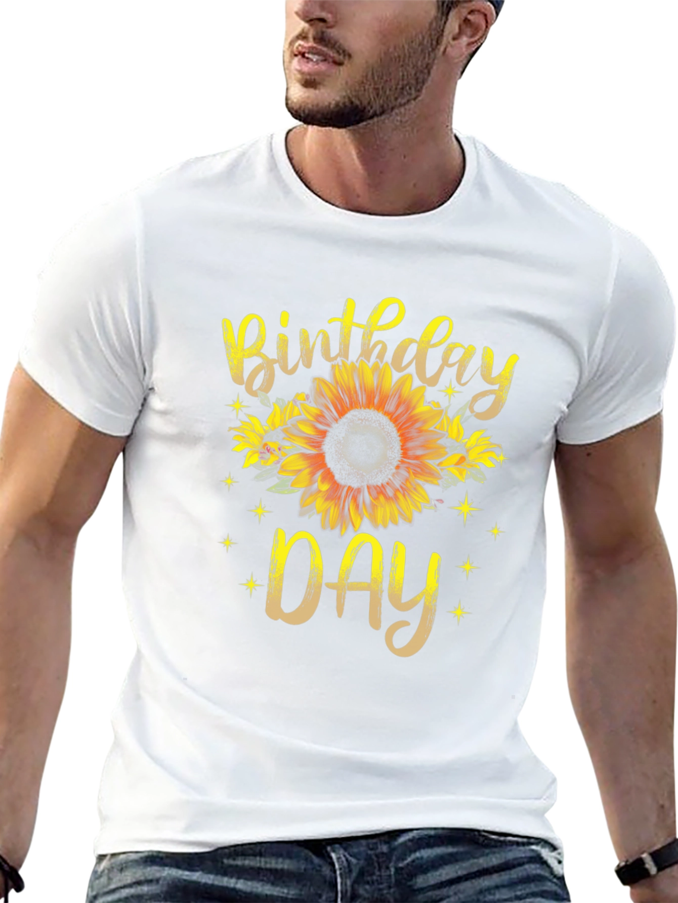 Birthday Sunflower Graphic Tee