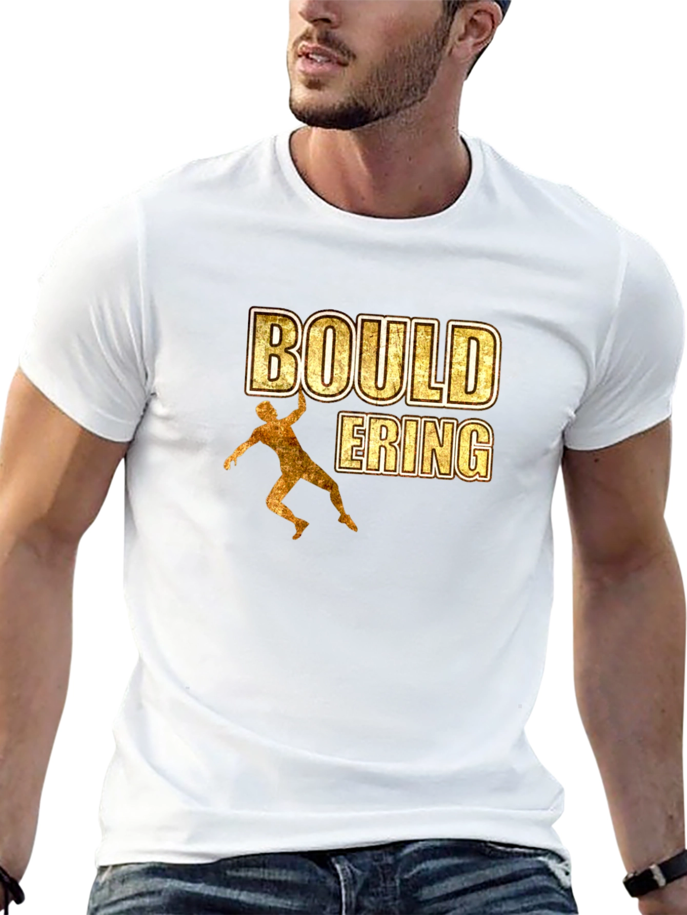 Bouldering T-Shirt - Rock Climbing Design
