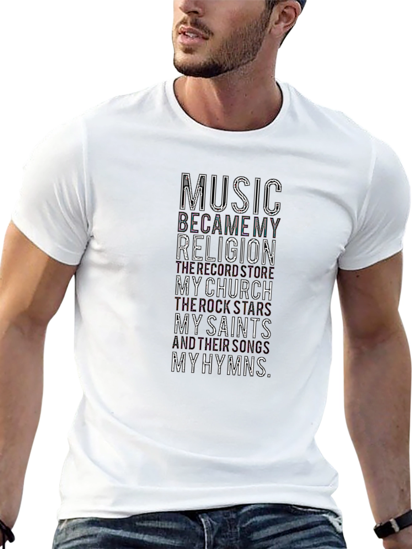 Music is My Religion T-Shirt - Stylish Graphic Tee