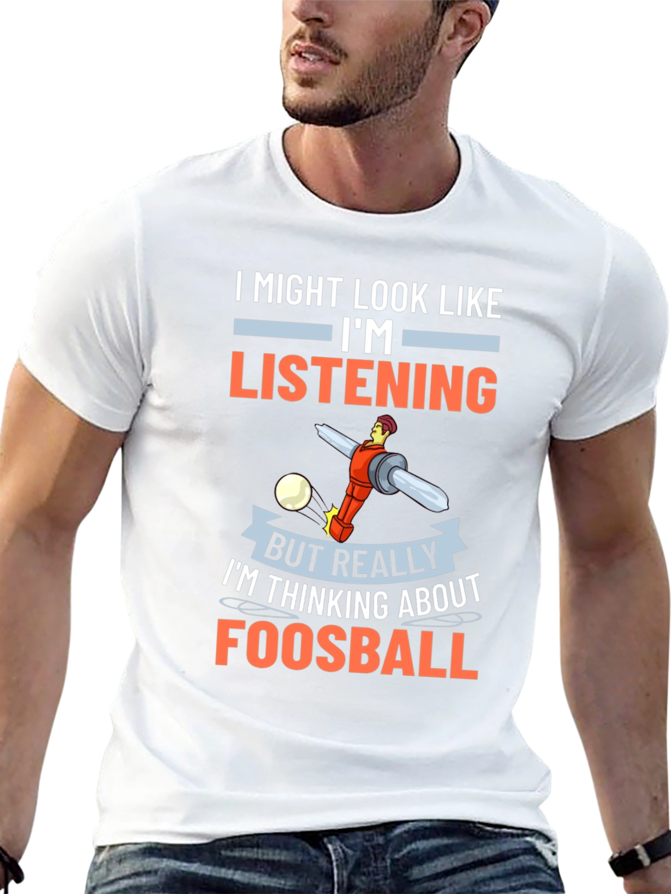 Foosball Thinking T-Shirt