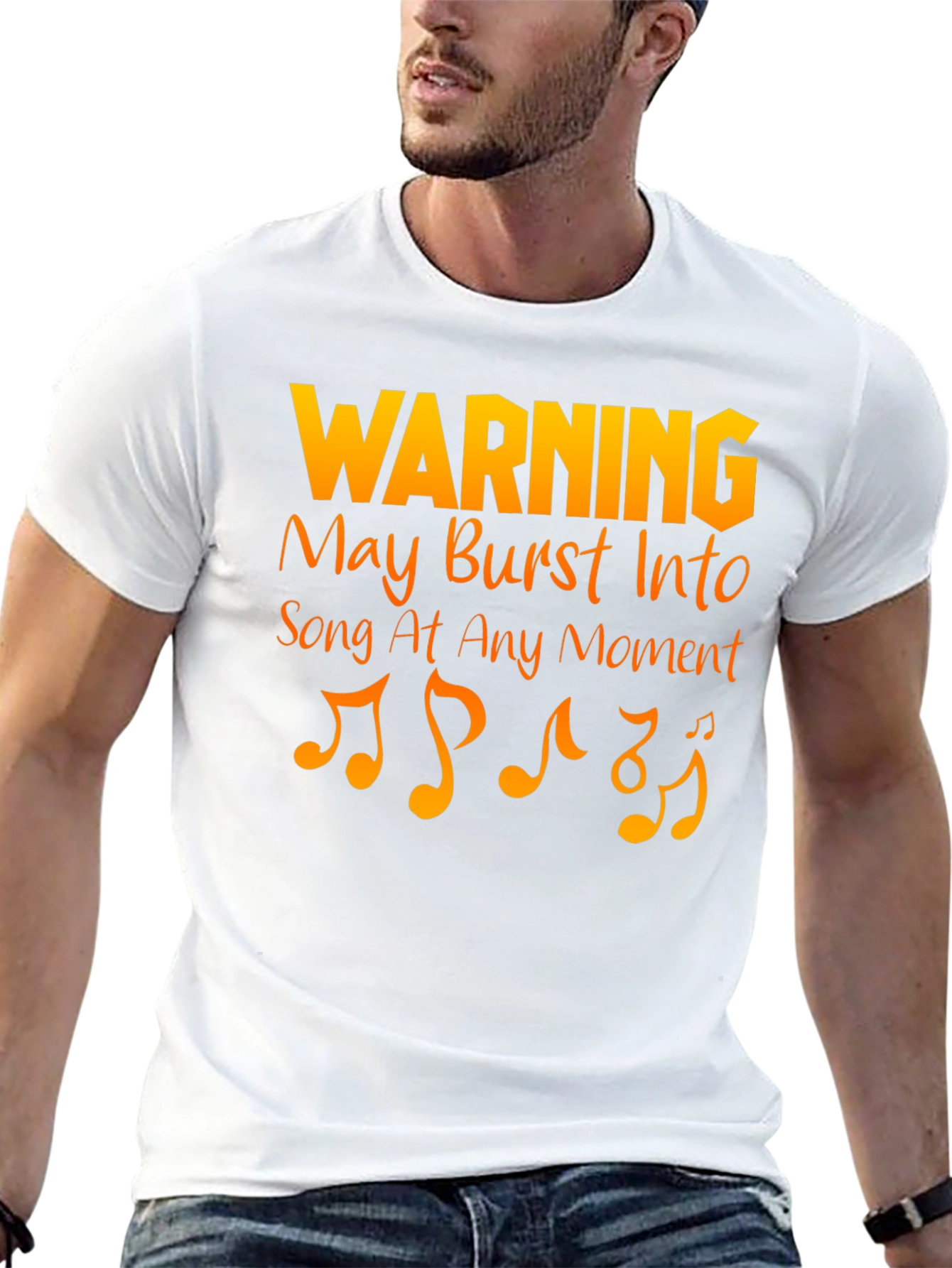 Warning May Burst Into Song T-Shirt