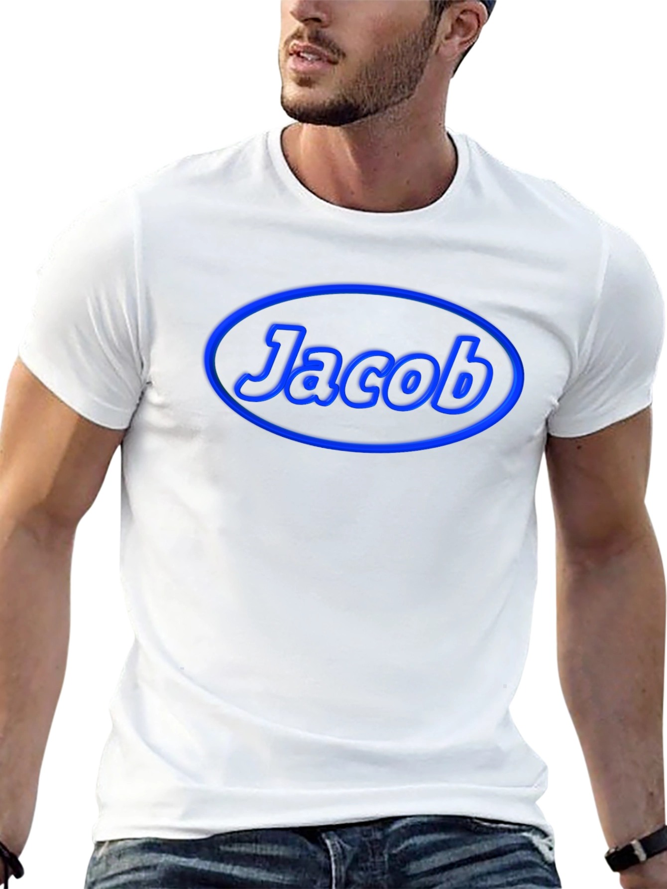 Jacob Blue Oval T-Shirt