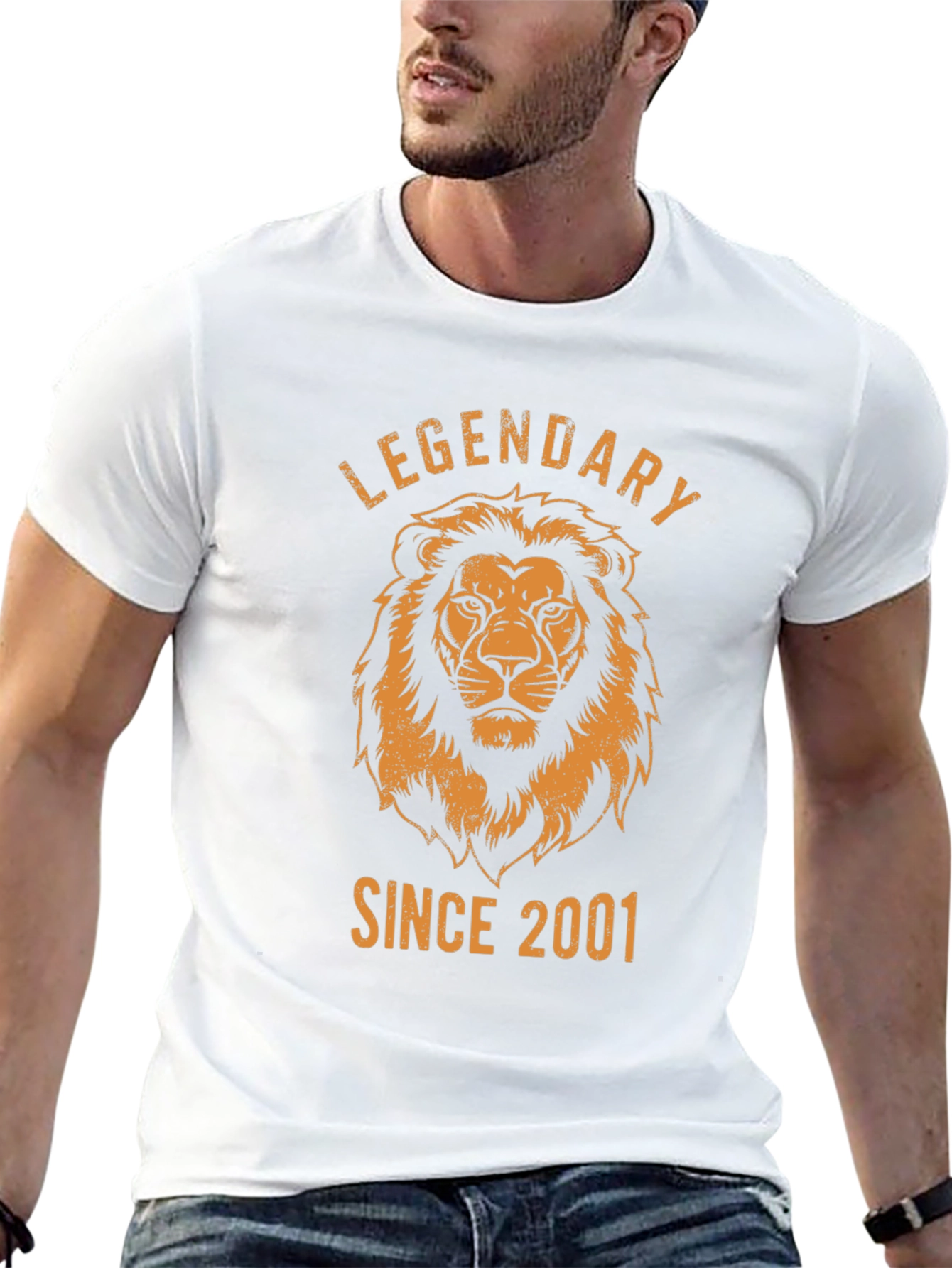 Legendary Since 2001 Lion Graphic T-Shirt