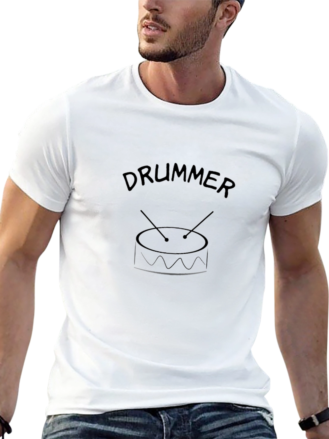 Drummer Graphic T-Shirt - Music Lover Tee
