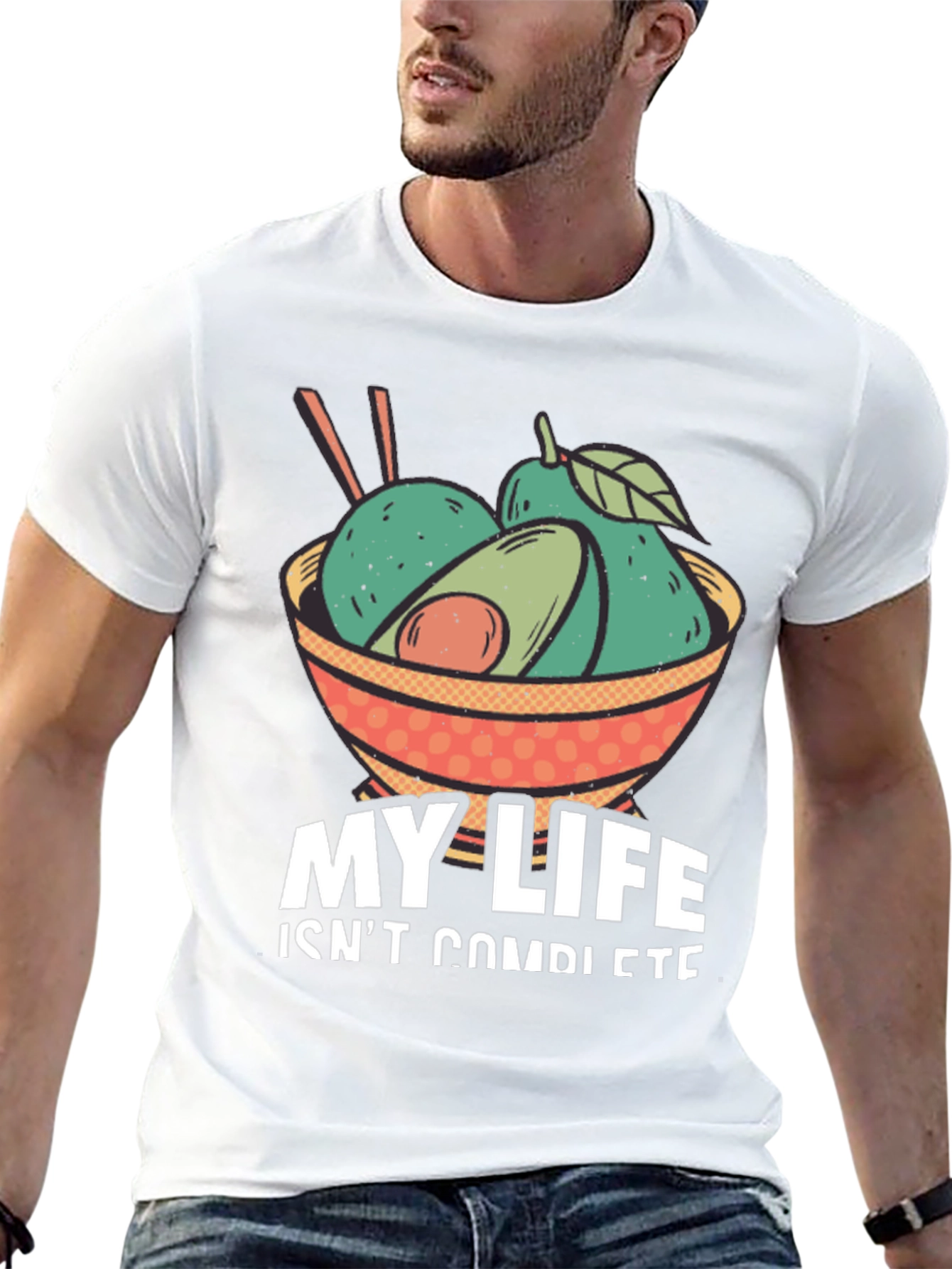 Avocado Bowl Graphic Tee - My Life Isnt Complete