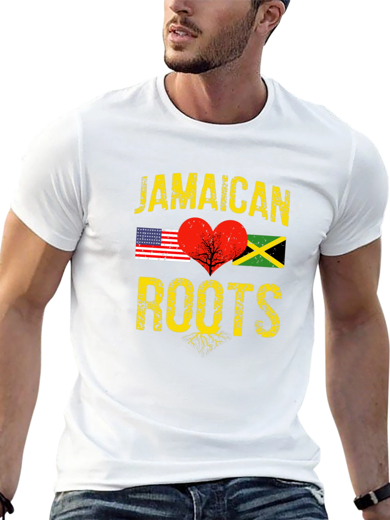 Jamaican Roots T-Shirt Black