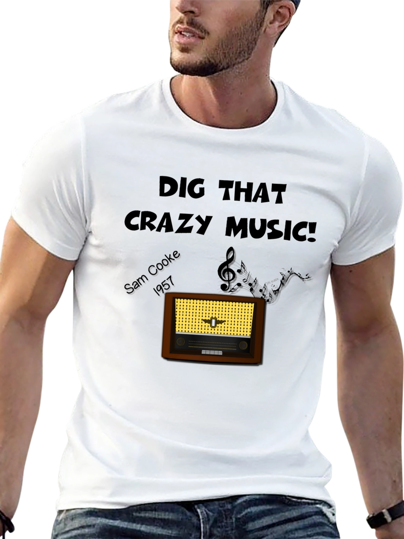 Retro Music T-Shirt - Dig That Crazy Music!