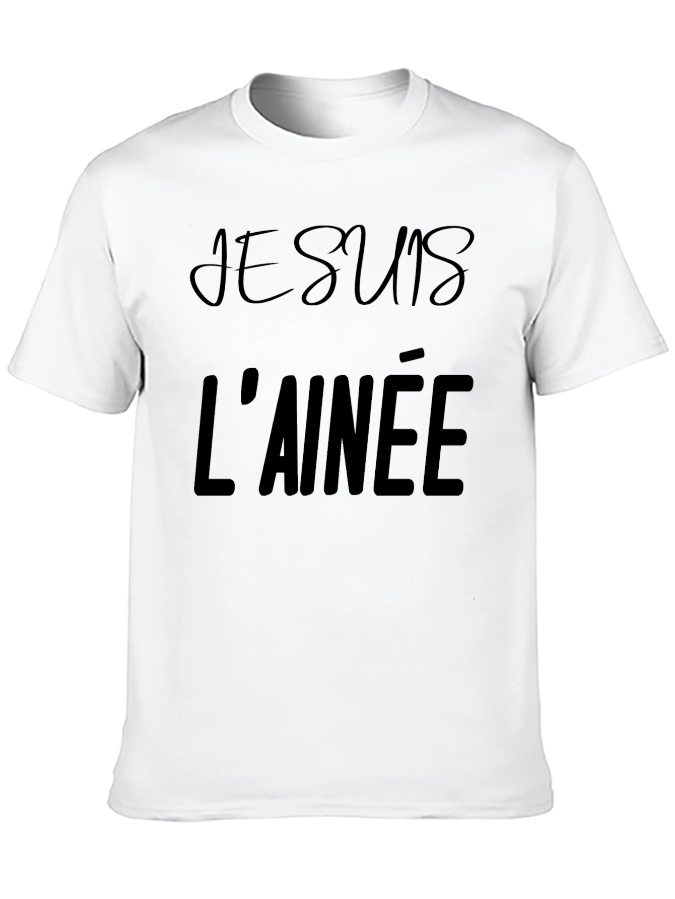 Je Suis LAînée Graphic Tee - Black