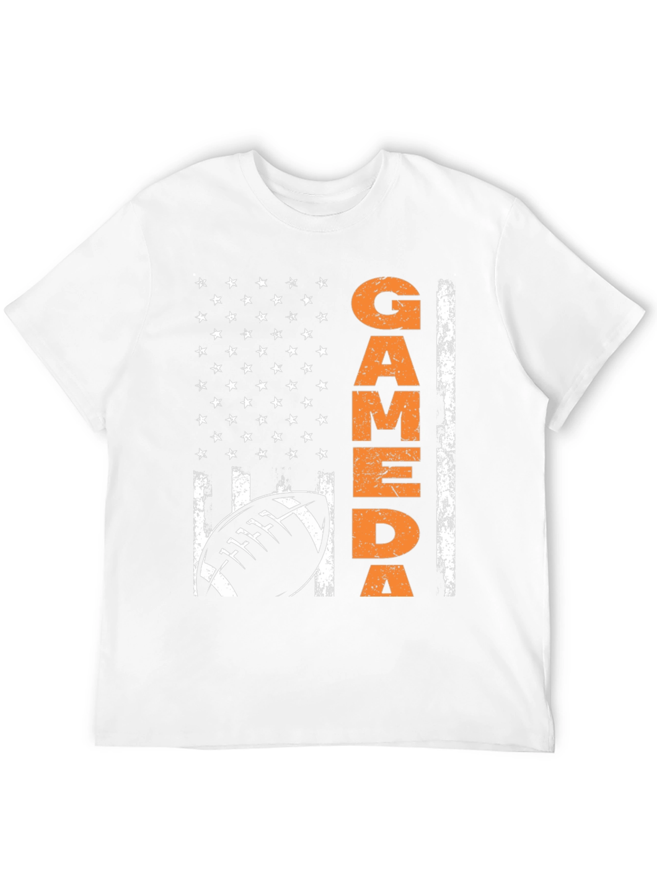 Game Day Football American Flag T-Shirt