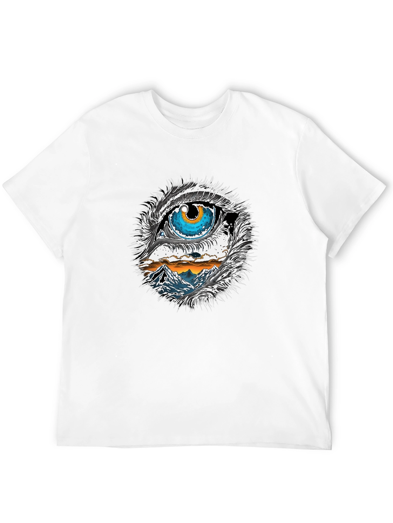 Eye and Mountain Graphic Tee