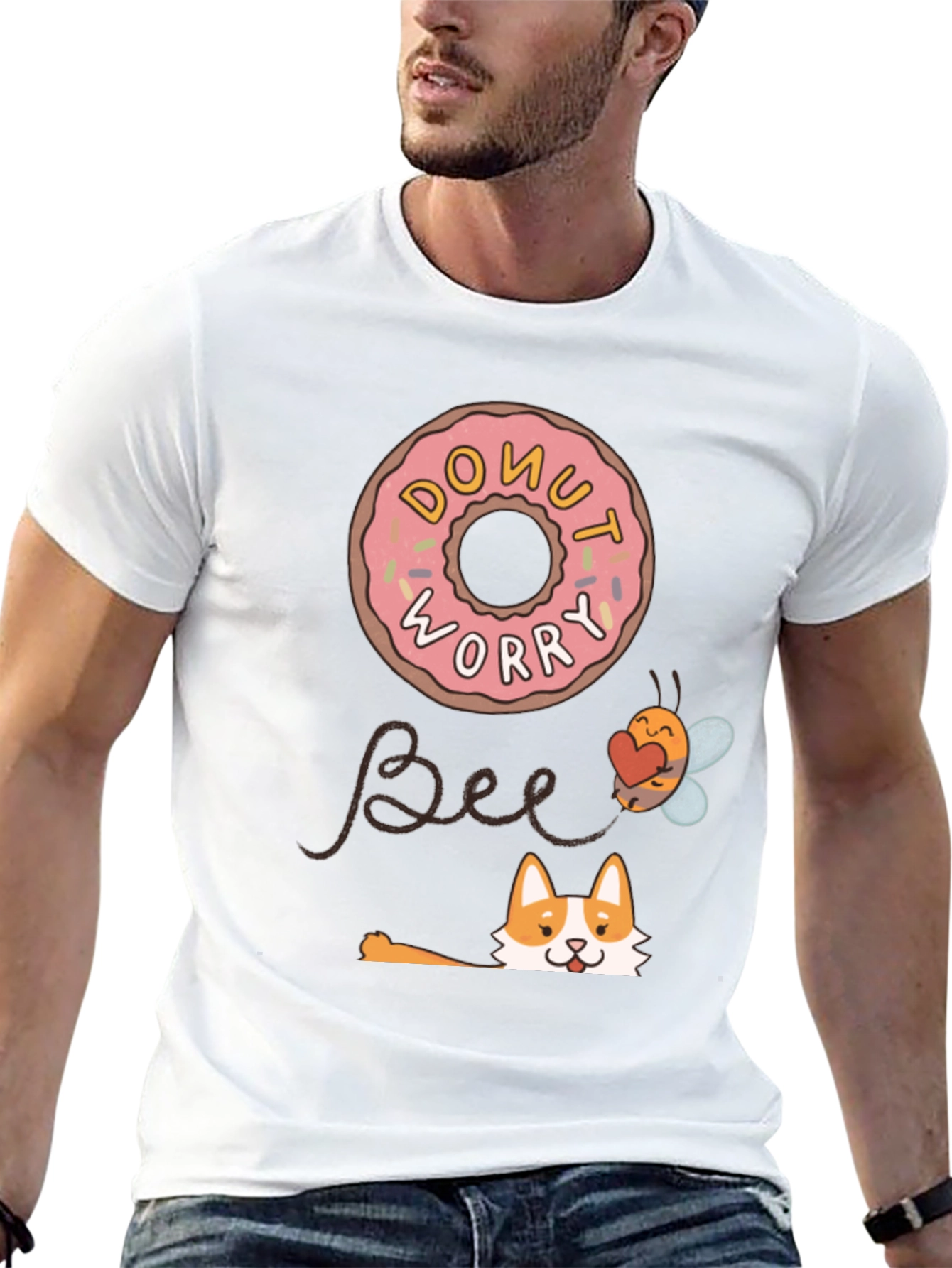 Donut Worry Bee Happy T-Shirt