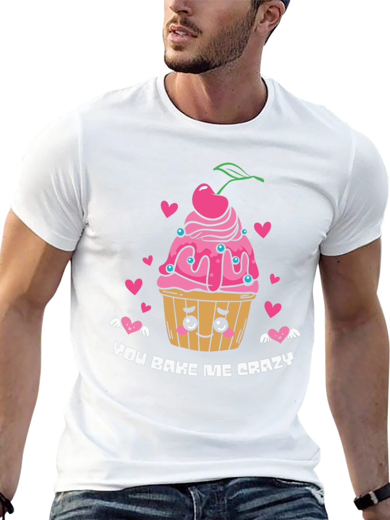 You Bake Me Crazy Graphic Tee - Black