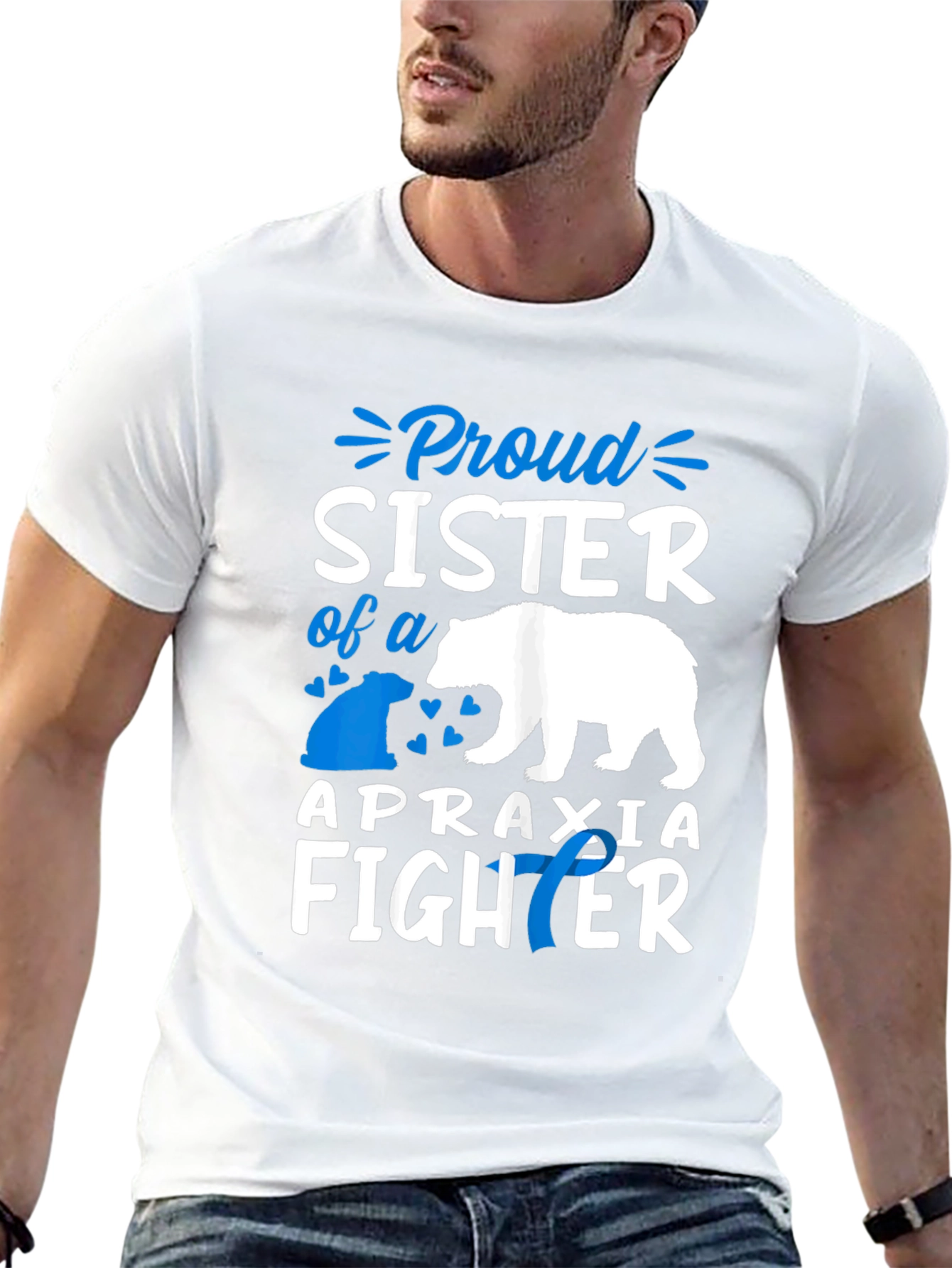 Proud Sister Apraxia Fighter T-Shirt