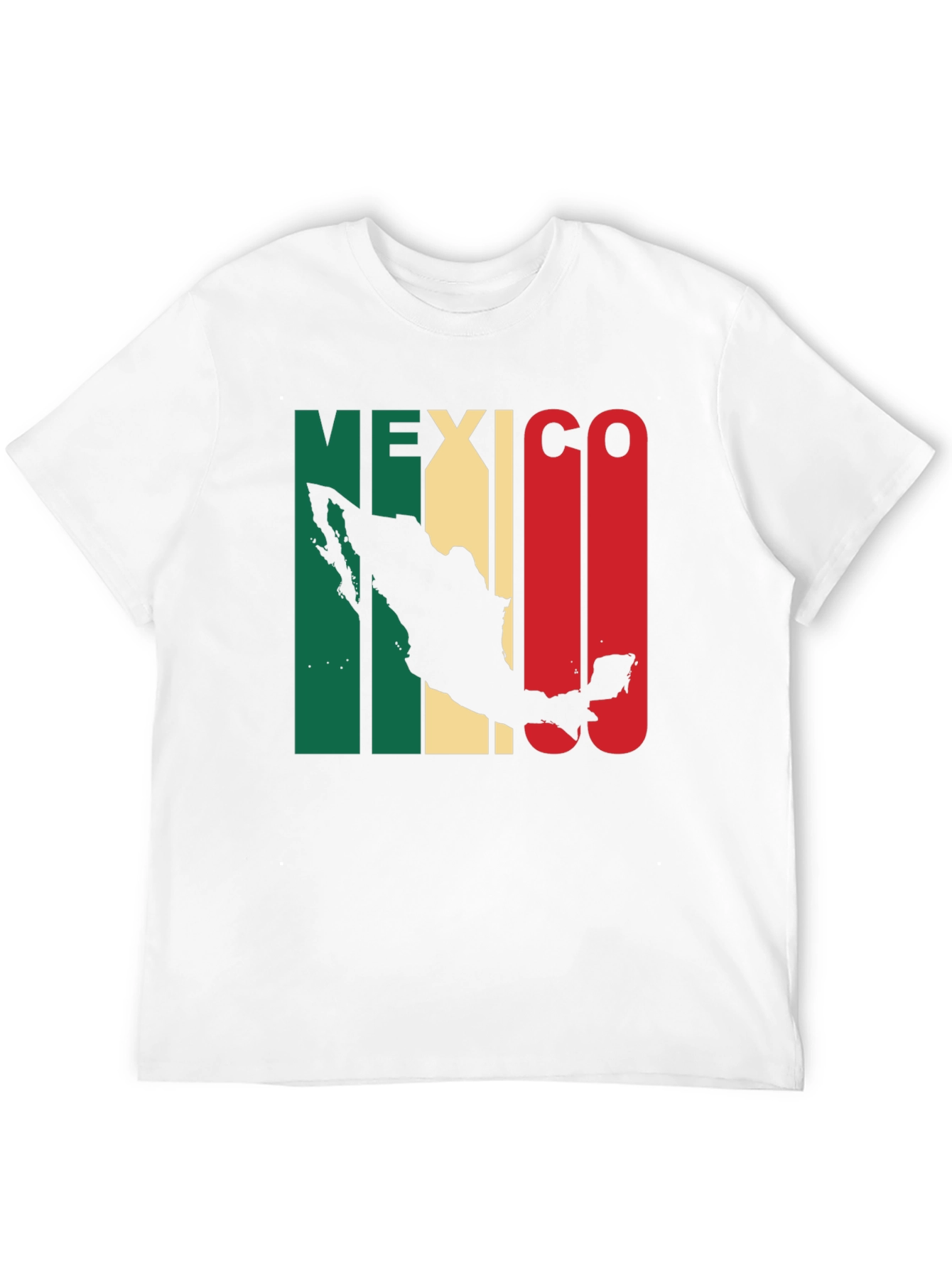 Mexico Map T-Shirt - Black Graphic Tee