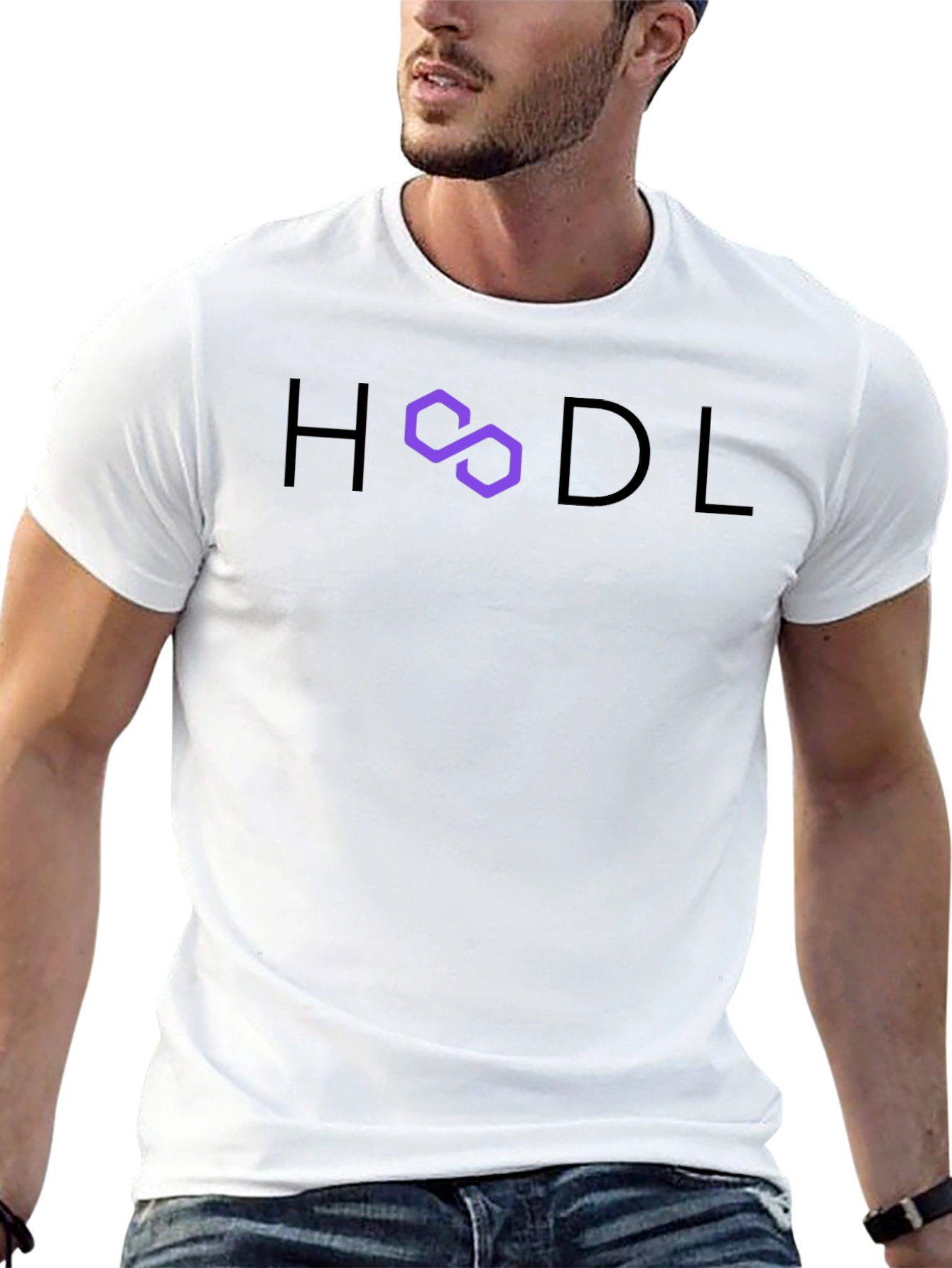 HODL Crypto Tee - Polygon Fan Apparel