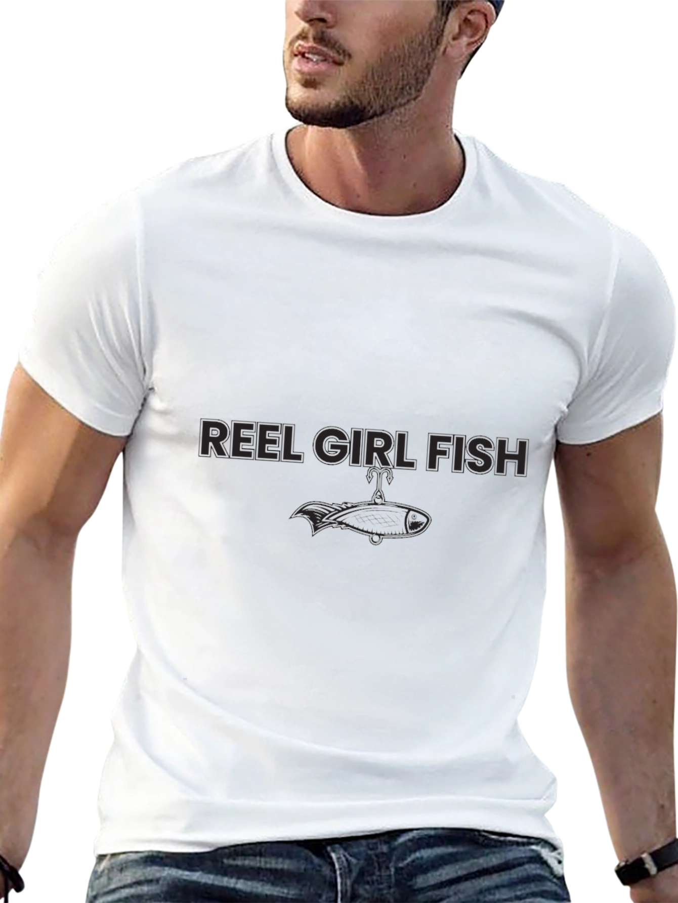Reel Girl Fish Graphic Tee