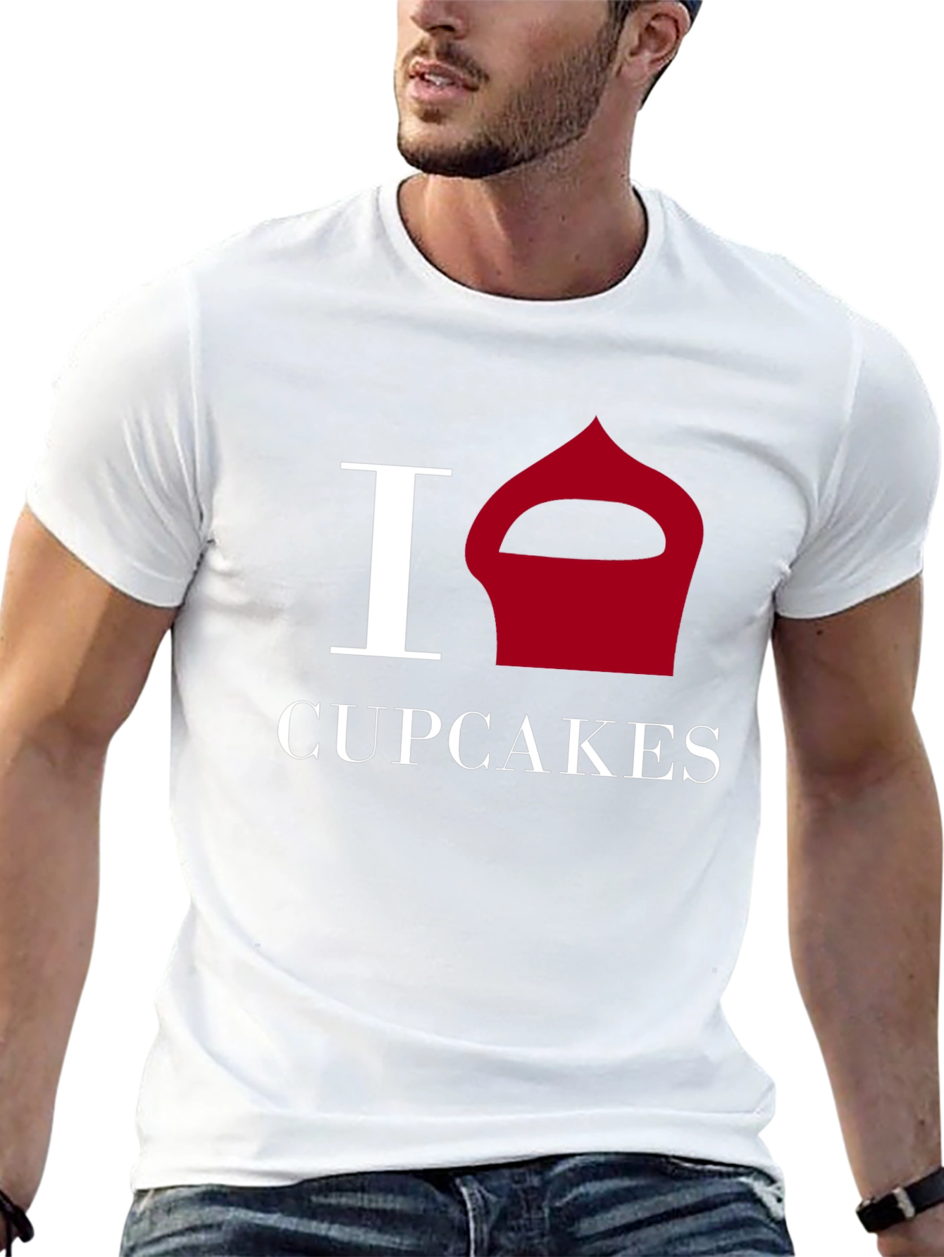 I Love Cupcakes Graphic T-Shirt
