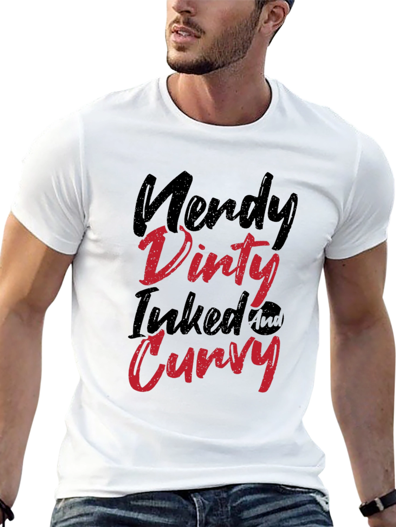 Nerdy Dirty Inked Curvy T-Shirt