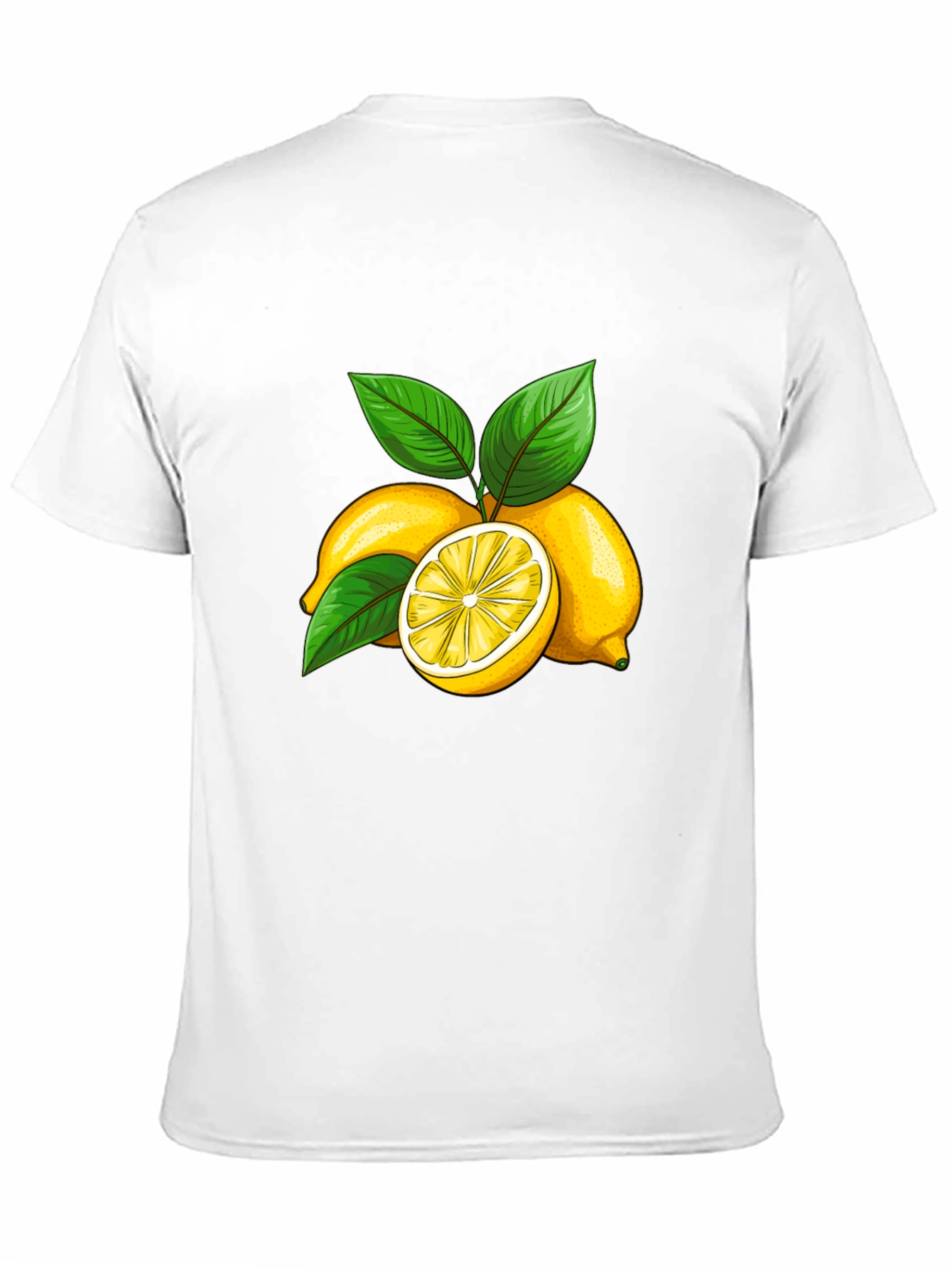 Lemon Graphic Tee - Fresh & Zesty Black T-Shirt