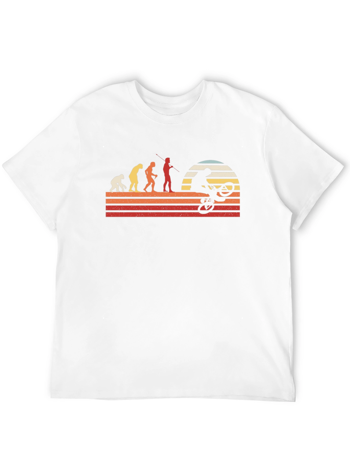 Evolution Mountain Biking Retro T-Shirt