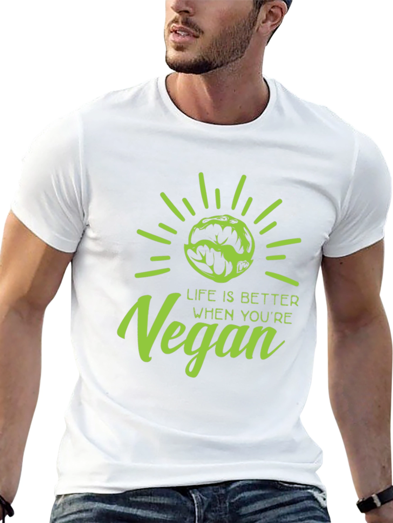 Vegan Life T-Shirt - Black