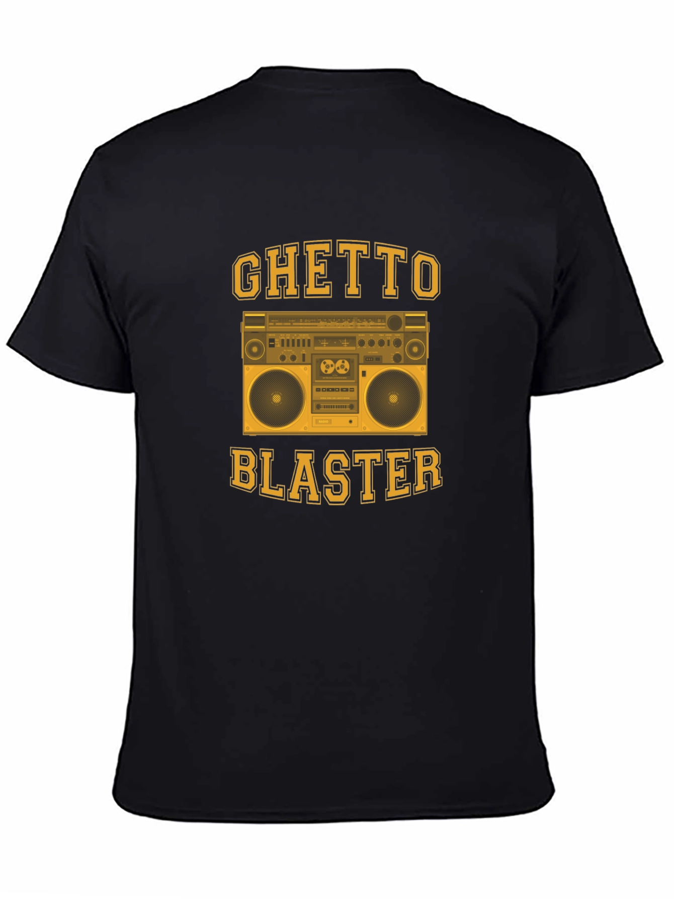 Ghetto Blaster Graphic Tee - Retro Boombox Design