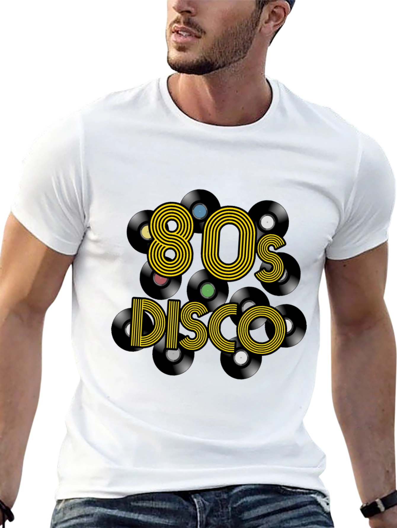 80s Disco Graphic Tee - Retro Style T-Shirt