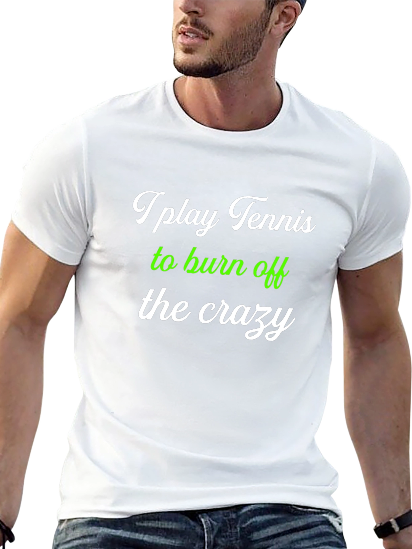 Tennis Crazy Burnout T-Shirt