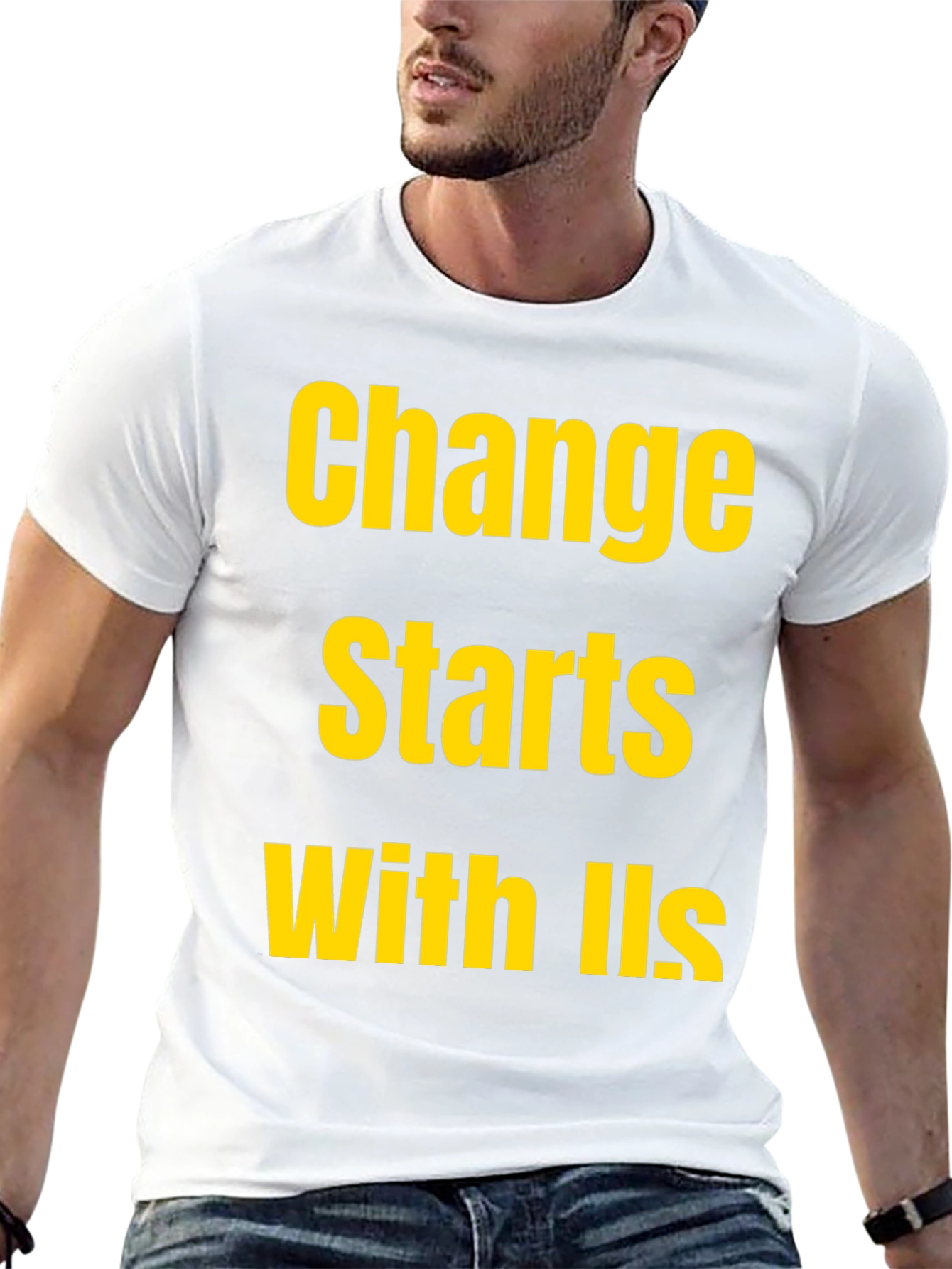 Change Starts With Us Black T-Shirt