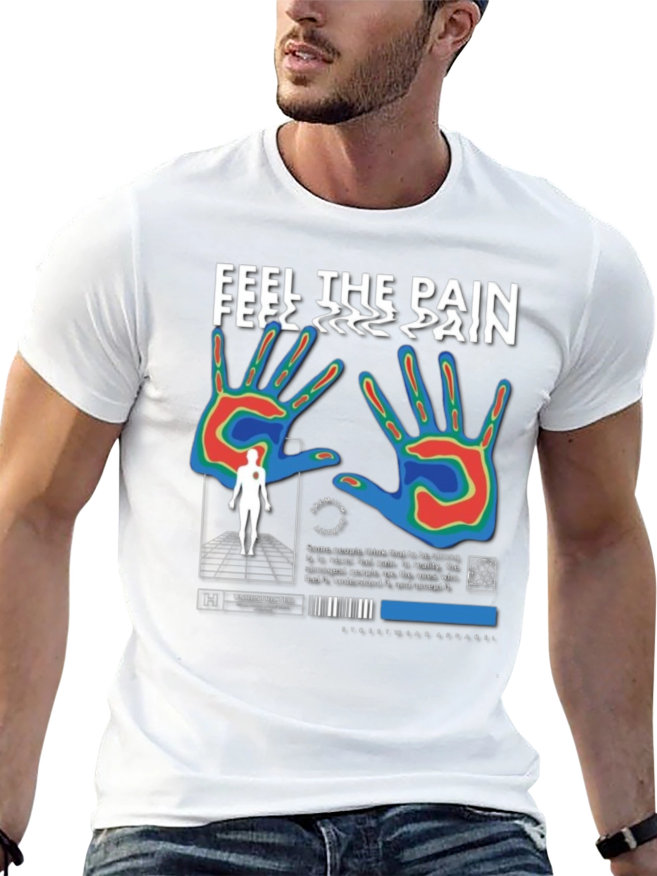 Feel The Pain Graphic T-Shirt