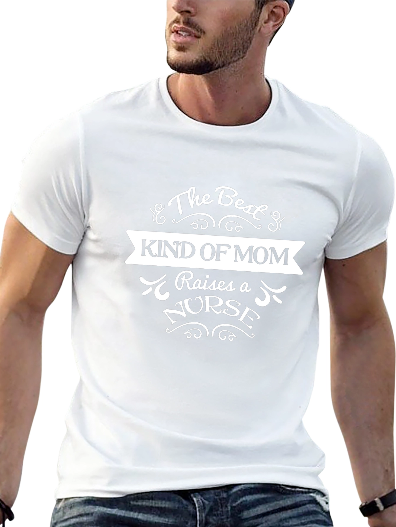 Best Kind of Mom Nurse T-Shirt - Black
