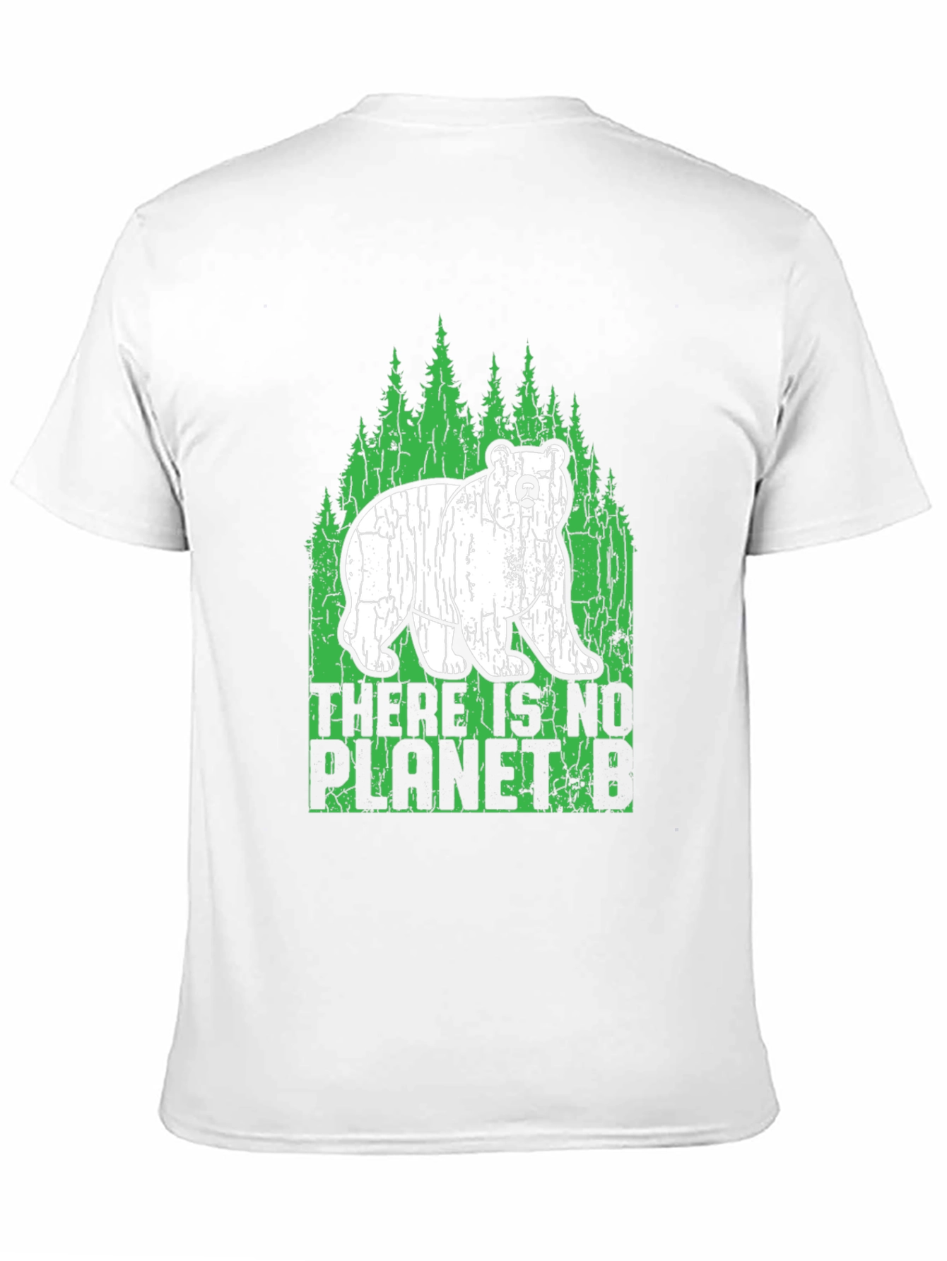 Eco-Friendly No Planet B Bear Graphic Tee