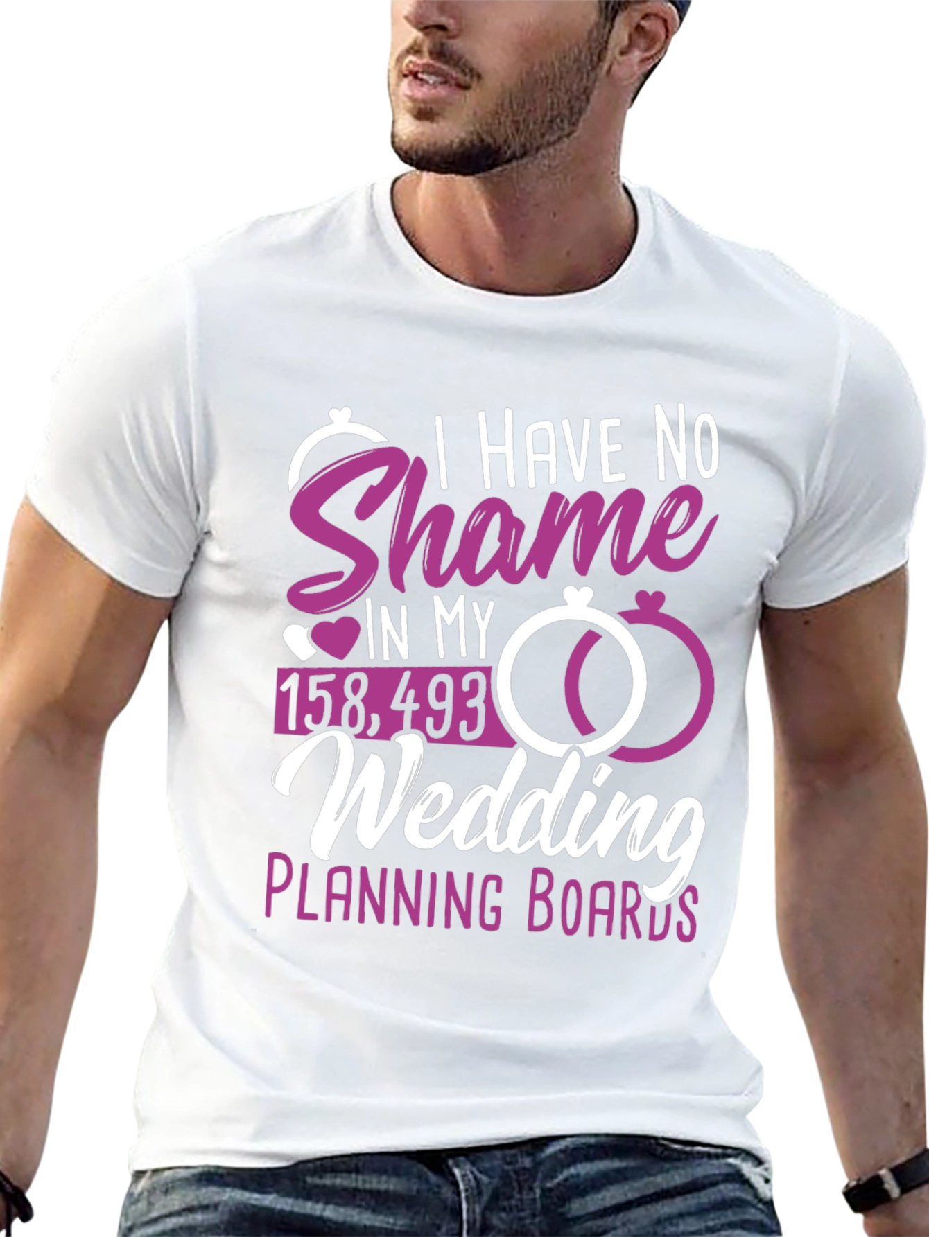 No Shame Wedding Planning T-Shirt